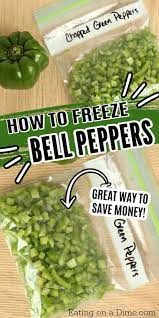 Since i literally froze a bunch yesterday, i took photos just for. How To Freeze Peppers Learn How To Freeze Bell Peppers