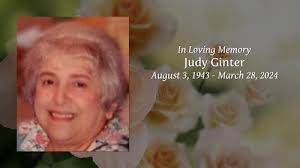 Judy Ginter Obituary