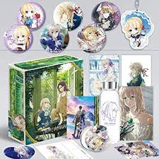Maybe you would like to learn more about one of these? Guangzheng Violet Evergarden Anime Gift Box Set With Pendant Water Cup Metal Badge 6 Round Mirror Commemorative Card Postcard Poster Best Gift For Otaku And Anime Lovers Amazon Co Uk Stationery Office Supplies