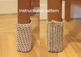The chair leg sock is worked in continuous (rather than joined) rounds. Chair Socks Pattern Knit And Crochet Versions Instant Etsy In 2021 Chair Socks Pattern Chair Socks Chair Socks Crochet