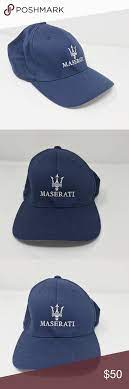 Maserati Baseball Cap Hat Small Medium Caps Hats Baseball Cap Blue Logo