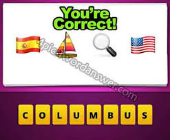 It probably means that they are thinking about a flag: Guess The Emoji Spain Flag Boat Magnifying Glass American Flag 4 Pics 1 Word Daily Puzzle Answers