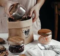 Amazon.com: HolaJia Glass Food Storage Containers With Wooden Lids - Small  Coffee Jars - Pantry Organization For Overnight Oats, Cereal, Rice, Candy  ...