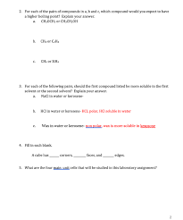 Decide whether a bond between the two atoms given is going to be polar, nonpolar or ionic learn with flashcards, games and more — for free. Solved 1 Record A Hypothesis Below Regarding The Classif Chegg Com