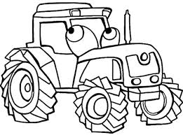 Traktor mit anhänger, traktor mit kran und viel mehr traktor zum ausdrucken und ausmalen. Traktor 11 Ausmalbild