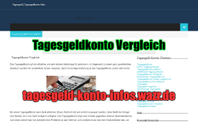 Tagesgeldkonto Vergleich Tagesgeldkonto Geld Sparbuch