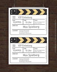 Kinogutschein vorlage zum ausdrucken kostenlos : Kostenlose Einladung Filmklappe