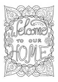 Children are in constant emotional and physical change, so it is important to present them with tools that stimulate their development in a practical way. Home Sweet Home Colouring Page