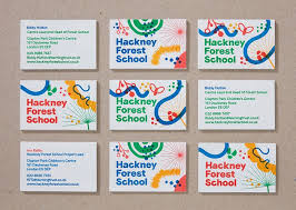 Hackney Forest School 2 Business Card Design Card Design Book Design