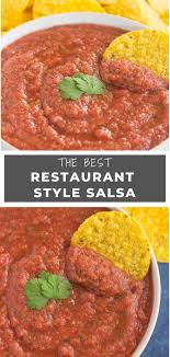 Restaurant Style Salsa In 2020 Restaurant Style Salsa Restaurant Salsa Recipe Easy Fresh Salsa Recipe