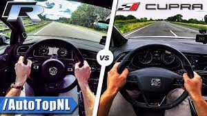 Tiff needell drives porsche 911 4s targa. Vw Golf R 310hp Vs 300hp Seat Leon Cupra Acceleration Top Speed Pov Sound By Autotopnl Youtube