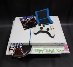 Ps4 In Cream Cake By Michelle S Sweet Temptation Ps4 Cake Cool Birthday Cakes 16th Birthday