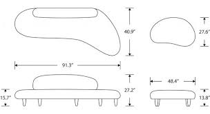 3ds max + ma upk unitypackage c4d gltf obj fb. Dimensions For Noguchi Sofa Ottoman Furniture Design Sketches Sofa Layout Furniture Design Modern