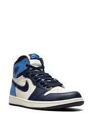 Jordan Air Jordan 1 Retro High Og Obsidian University Blue Farfetch In 2020 Air Jordans Jordan Shoes Girls Air Jordans Retro