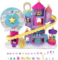 Polly pocket theme park backpack compact with 2 dolls,. Polly Pocket Mattel Polly Pocket Fantasy Unicornland Easy Street Records