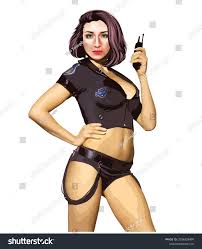 Woman Girl Costume Police Fbi Art: стоковая векторная графика (без  лицензионных платежей), 2326528497 | Shutterstock