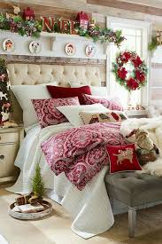 Christmas Bedroom Decorating Red White Bedding Holiday Bedding Christmas Bedding Farmho Christmas Decorations Bedroom Christmas Bedroom Christmas Bedding