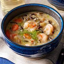 Wild Rice Shrimp Fennel Soup Recipe In 2021 Fennel Recipes Soup Fennel Soup Soup Recipes