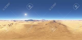 Panorama Of Desert Landscape Sunset Environment Hdri Map Equirectangular Projection Spherical Panorama 3d Rendering Stock Photo Picture And Royalty Free Image Image 90309235