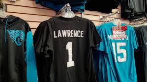 To nobody's surprise, quarterback trevor lawrence has been snapped up by jacksonville jaguars to become the no. Jacksonville Beach Sports Apparel Shop Already Selling Jaguars Trevor Lawrence T Shirts