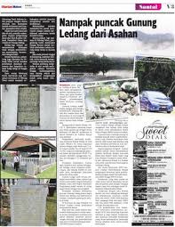 Tiket kereta api indonesia promo 25 ribu semua rute. Nampak Puncak Gunung Ledang Dari Asahan Klik