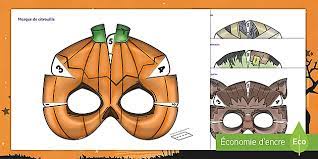 Vous avez frappé à la bonne porte ! Masques De Halloween Teacher Made