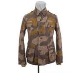 WWII German Heer Splinter 41 Brown Variation Camo M41 field tunic