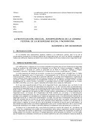Tratándose de un medio gráfico dedicado a manifestaciones satíricas respecto de la realidad política y social, al observar la publicación cuestionada ningún lector podría razonablemente creer estar ante. La Notificacion Judicial Jurisprudencia De La Camara Federal De La Seguridad Social Y Normativa Docx Ley Procesal Caso De Ley