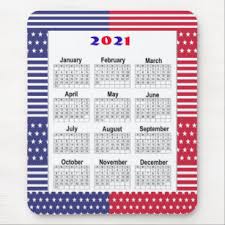 Doc (for ms word), pdf (for adobe acrobat) and jpg (for image viewer). Large Print 2021 Calendar Stars Stripes Trendy Mouse Pad Zazzle Com