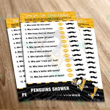 A survey by trulia of potential millennial home buyers shows that half of them will turn t. Pittsburgh Penguins Mom Or Dad Baby Shower Game Sports Invites