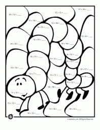 Spring Math Worksheets Addition Color By Number Animal Jr Math Coloring Worksheets Spring Math Worksheets Addition Coloring Worksheet