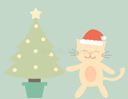 Cute Cartoon Christmas Tree And Cat Funny Holidays Background Illustration Stock Vector Illustration Of Tree Merry 60051037 Pick a few options, so you can switch them between parties or meetings. cute cartoon christmas tree and cat
