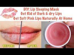 Diy Lip Sleeping Mask For Soft Pink Lips Get Rid Of Dark Dry Lips Youtube Lip Sleeping Mask Dry Lips Diy Lips