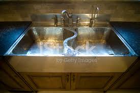 sterling silver kitchen sink stock