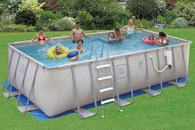 Pin By Pool Pricer On Above Ground Pools Swimming Pools Above Ground Swimming Pools Rectangular Swimming Pools