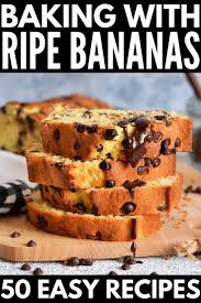 50 Simple And Delicious Ripe Banana Recipes To Try In 2020 Ripe Banana Recipe Banana Recipes Recipe Using Ripe Bananas