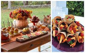 Using mini pumpkins are a simple way to add some pops of fall colors. Fall Bridal Shower Ideas And Inspiration Trueblu Bridesmaid Resource For Bridal Shower And Bachelorette Party Ideas Mytrueblu Com Fall Wedding Shower Fall Bridal Shower Fall Bridal Shower Decorations