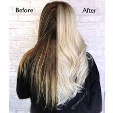 How To Platinum Balayage Perfection Behindthechair Com Hair Treatment Olaplex Hair Treatment Blonde Hair Looks