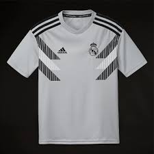 It collaborates with fans that make it. Adidas Kids Real Madrid 2018 19 Home Pre Jersey Boys Replica Training Tops Grey