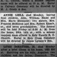 Obituary for ANNIE LIELL