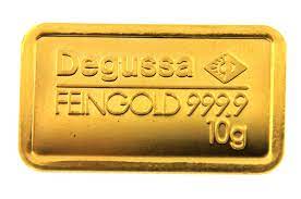 Cohen als stammfirma der metallgesellschaft kg und der bank für handel und industrie, die später in der dresdner bank. Degussa Deutsche Bank 10 Grams 24 Carat Gold Bullion Bar 999 9 Pure Gold