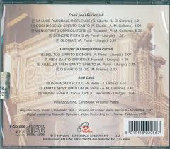 Un canto di preghiera di nicola montuori, albun sentieri di speranza, pubblicato dalla odos servizi s.c.p.l. Pentecoste Aa Vv Cd Musica Per La Liturgia Libreriadelsanto It