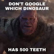 All the tooth columns in nigersaurus' dental batteries were lined up at the very front of its mouth, positioned along the muzzle's gently curved outer edge. Dinosaur With 500 Teeth Meme Apsgeyser