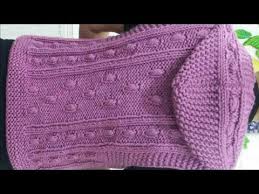 Genc Kizlar Icin Kapsonlu Yelek Modeli 2 Youtube Model Knitting