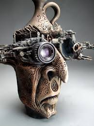Mitchell Grafton Is A Full Time Ceramic Artist Out Of Panama City Florida Description From Pinterest Com I Sea Steampunk Art Steampunk Accessories Steampunk
