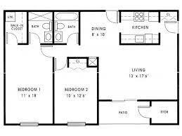 2 bedroom, 2 bathroom, 1000 sq ft. Cottage Floor Plans Small House Floor Plans House Plans 1000 Sq Ft