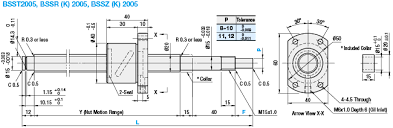 Rolled Ball Screw Thread Diameter 20 Lead 5 10 Or 20