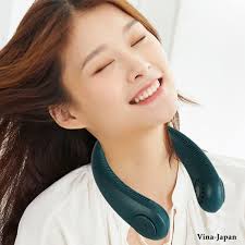 Quạt Mini Đeo Cổ Tích Điện Nhật Bản -