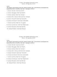 Ukara lamba dalam bahasa indonesia disebut dengan kalimat tunggal. Contoh Ukara Pitakon Siswapelajar Com