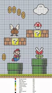 Grilles Point De Croix Et Cie Grille Point De Croix Mario Cross Stitch Embroidery Geek Cross Stitch Cross Stitch Patterns